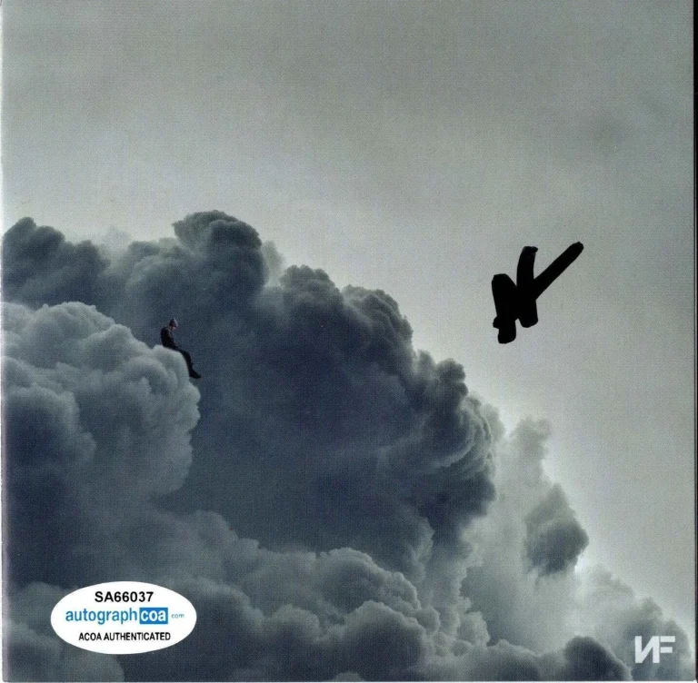 NF The Rapper N.F. Nathan Feuerstein Autographed Clouds Mixtape CD Cover ACOA