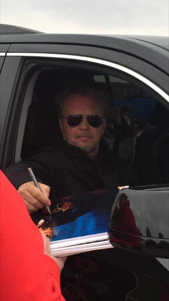 John Cougar Mellencamp Live Concert Playing Guitar Autographed Photo RD