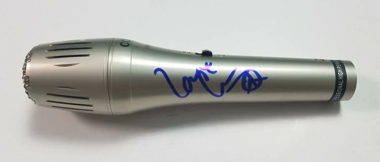 Common Signed Autographed Microphone ACOA