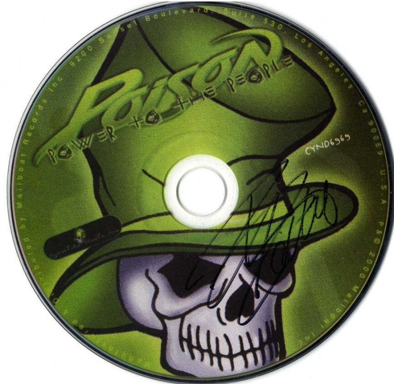 Poison Signed Autographed Rikki Rockett CD