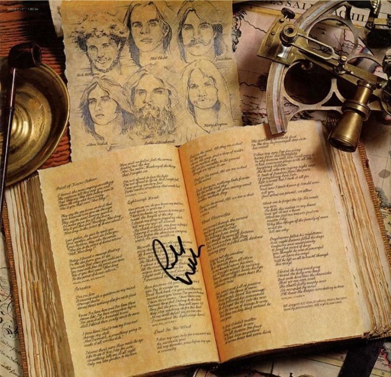 Richard Williams Kansas Signed Autographed Album Sleeve Insert