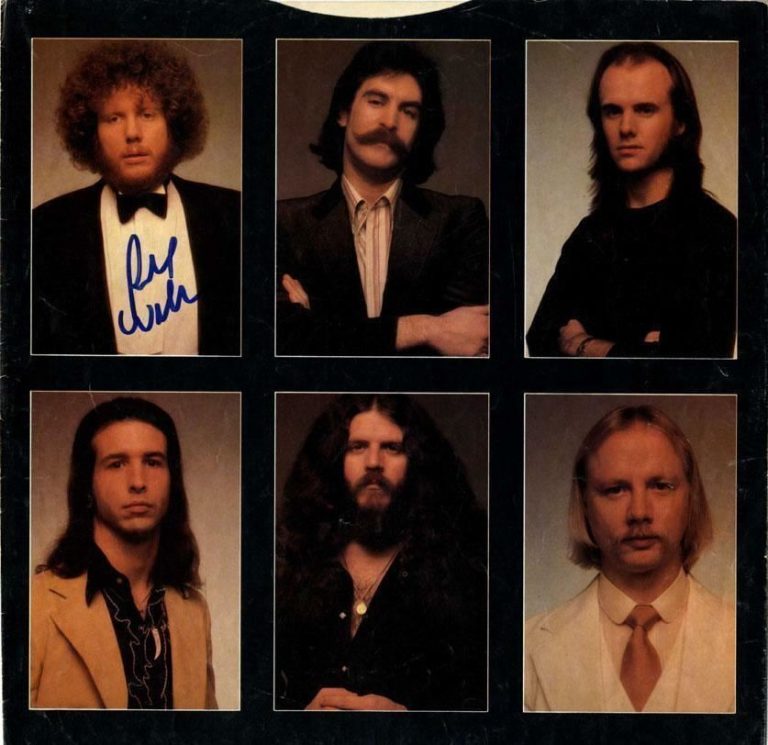 Richard Williams Signed Kansas Album Sleeve Insert