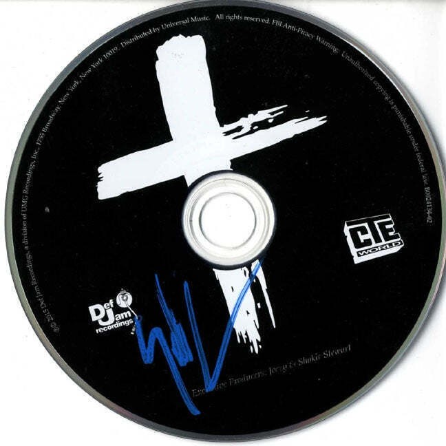 Jeezy Signed Autographed Cross CD