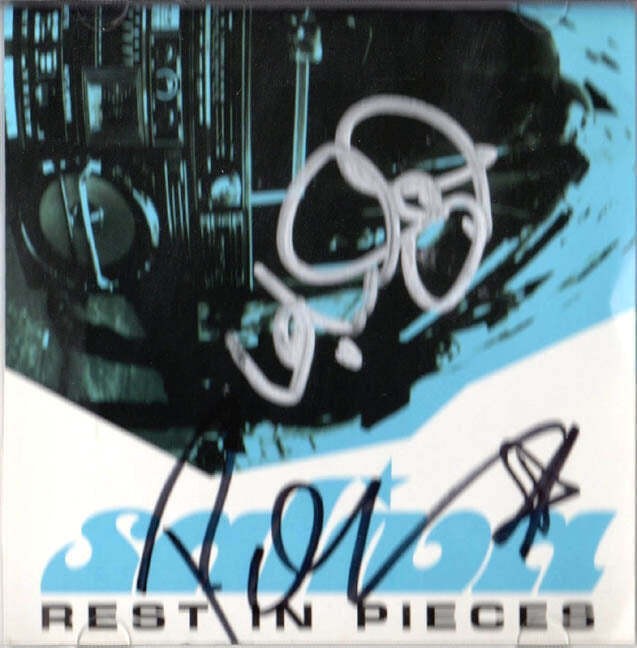 Saliva Signed Autographed x2 RIP CD