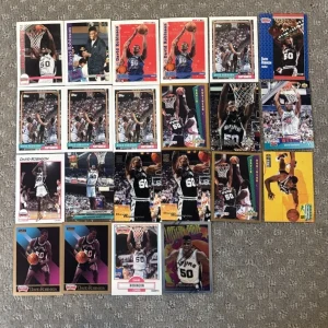 (22) Card David Robinson Vintage Card Lot 1980 1990's San Antonio Spurs NM-MT