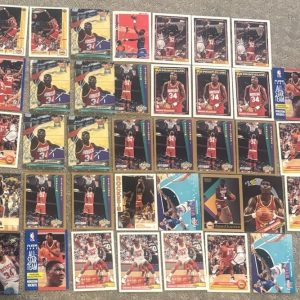 (43) Card Hakeem Olajuwon Card Lot Houston Rockets NBA Hall Of Fame