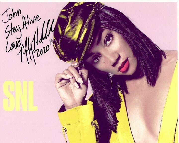 TIFFANY HADDISH Autographed Signed 8xSATURDAY NIGHT LIVE SNLPhotograph - To John