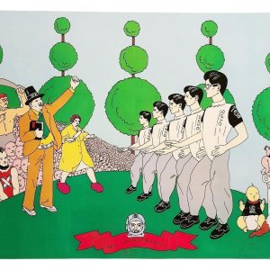 Devo Autographed Ltd Edition #'d New Traditionalists 23x33 Fine Art Print Poster