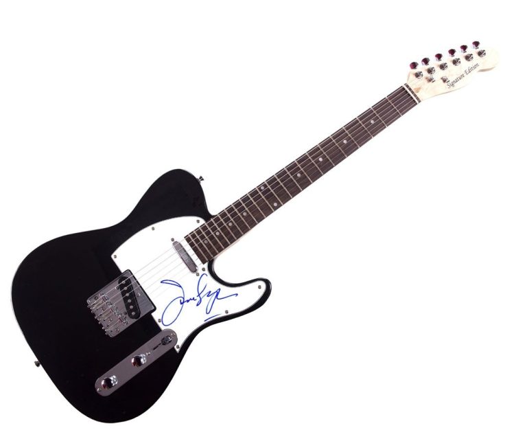 Jane Lynch Signed Autographed Tele Guitar