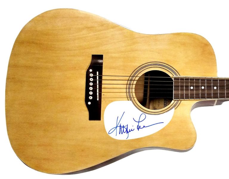 Kathie Lee Gifford Signed Autographed  Acoustic Guitar