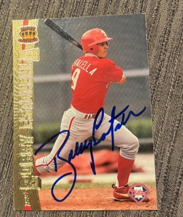 Bobby Estalella signed autographed 1997 Pacific Crown Collection #378 Card