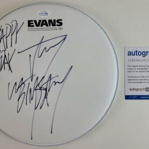 Slipknot Jay Weinberg Signed Evans Drumhead Happy Birthday ACOA