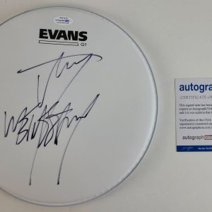 Slipknot Jay Weinberg Signed Evans Drumhead ACOA