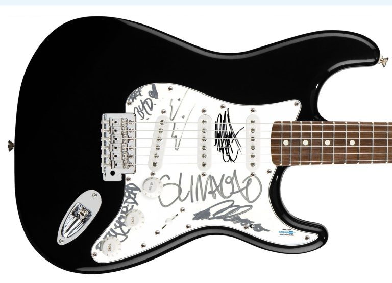 Bury Your Dead Signed Autographed Guitar ACOA