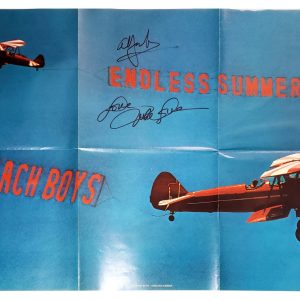 Beach Boys Mike Love Al Jardine Signed Poster ACOA