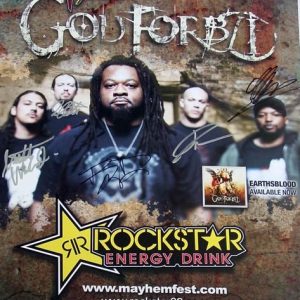 God Forbid Signed Autographed Mayhem Poster