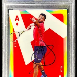 ARTHUR FILS SIGNED 2024 TOPPS CHROME TENNIS ACES CARD #CAS-AF AUTO PSA/DNA !