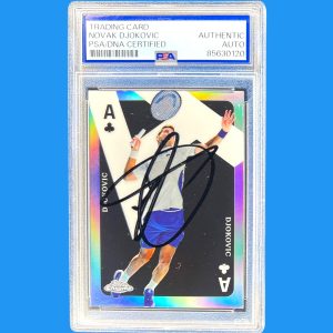 Novak Djokovic Signed 2024 Topps Chrome Aces #CAS-ND Tennis Card Auto Psa/Dna !