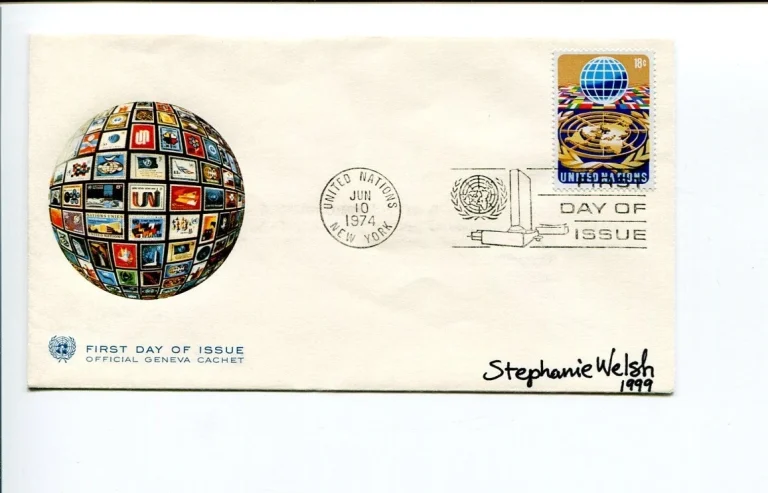 Stephanie Welsh Pulitzer Prize Winner Photographer Signed Autograph FDC