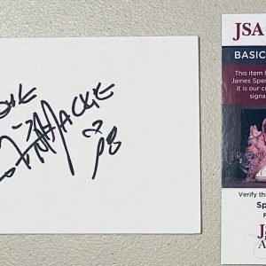 Jackie Chan Signed Autographed 4x6 Card JSA Certified Rush Hour