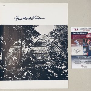 Buckminster Fuller Signed Autographed 8x10 Book Page JSA Cert Architect 2