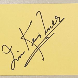 Irvin Kershner Signed Autographed 4 x 5.5 Album Page BAS Beckett Cert Star Wars