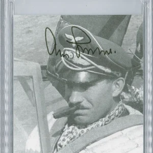 ADOLF GALLAND SIGNED PHOTOGRAPH PSA DNA (D) WWII GERMAN ACE