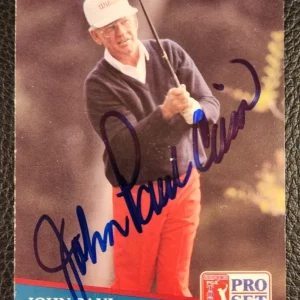 John Paul Cain Signed 1991 Pro Set Golf Card #223