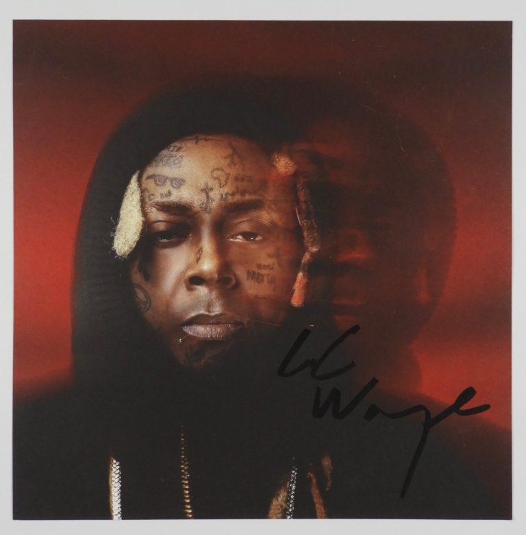 Lil Wayne w Autograph Signed 11