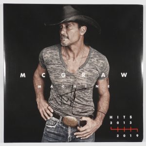 Tim McGraw JSA Signed Autograph Album Record LP Hits 2013 2019