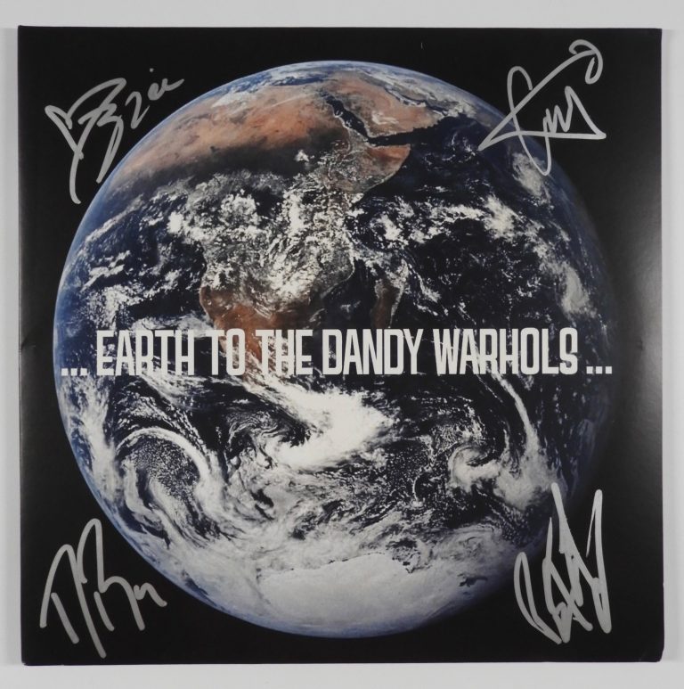 Earth To The Dandy Warhols JSA Autograph Signed Album Vinyl Record