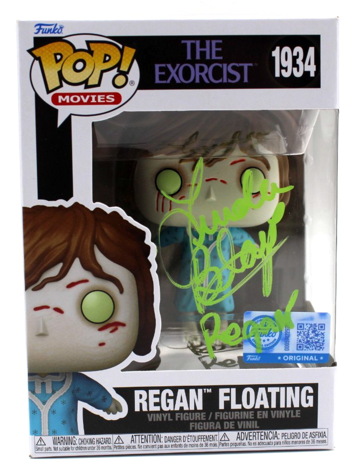 Linda Blair Signed Exorcist Regan Floating 1934 Funko Pop w/JSA COA CH52680