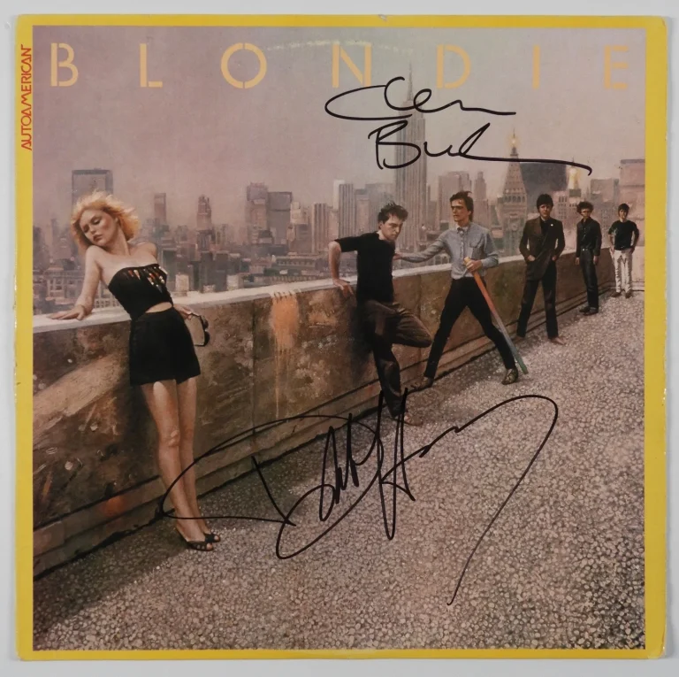 Blondie Debbie Harry + JSA Signed Autograph Album Vinyl Record Autoamerican