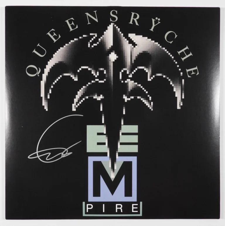 Queensryche JSA Signed Autograph Album Record LP Vinyl Geoff Tate