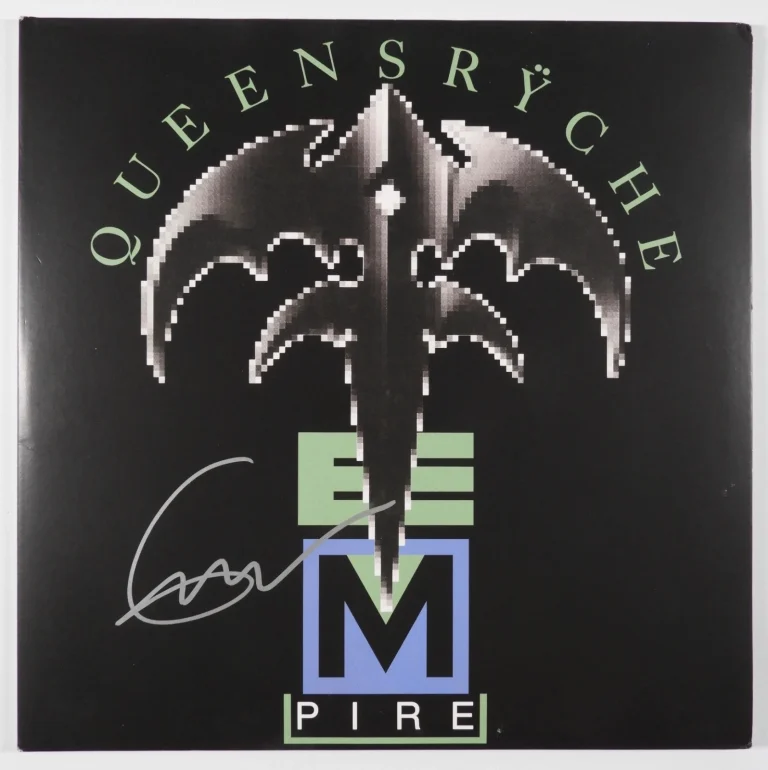 Queensryche JSA Signed Autograph Album Record LP Vinyl Geoff Tate