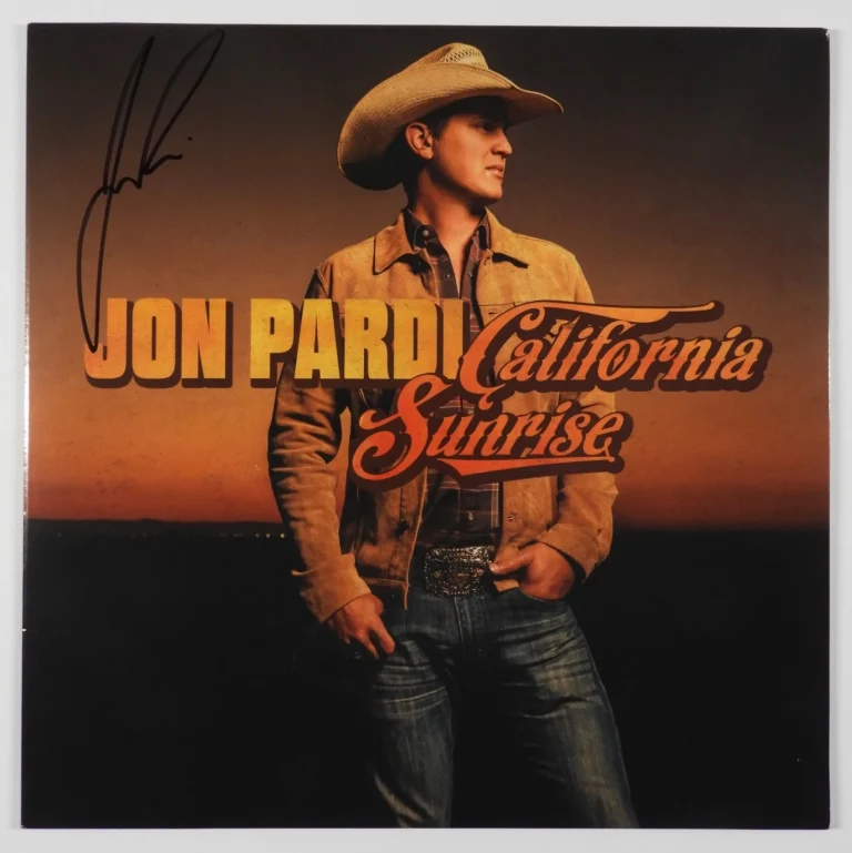 Jon Pardi JSA Signed Autograph Album Record Vinyl California Sunrise