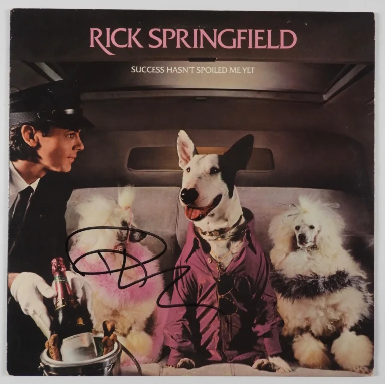 Rick Springfield JSA Signed Autograph Album Record LP Vinyl Succes Hasn't