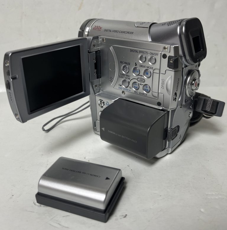 Canon Optura 400 MiniDv / SD card Camcorder 2 Batteries READ B5