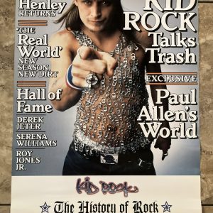 Kid Rock 18” X 30” History Of Rock Promo Cd LP Release Record Stiore Poster W1
