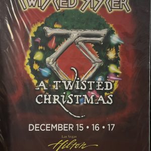 Twisted Sister 20” X 28” 2009 Twisted Christmas Las Vegas Mounted Poster READ