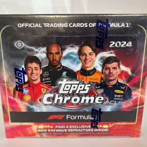 2024 TOPPS CHROME FORMULA 1 RACING SEALED BOX 16 PACKS PER BOX