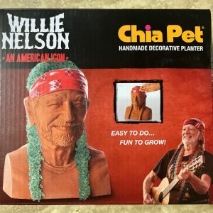 Cha Cha Chia Pet Planter - Willie Nelson All American Icon