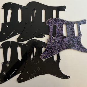 5 Strat Style Guitars PICKGUARDS For Autographs