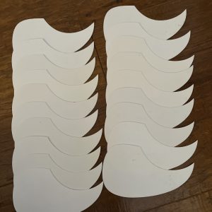 13 White Non Adhesive Back Acoustic Guitar Pickguards Great For Autographs