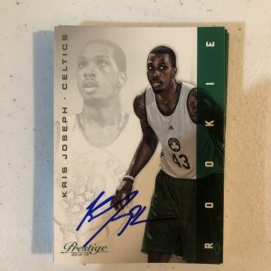 KRIS JOSEPH SIGNED AUTOGRAPH 2012 PANINI PRESTIGE ROOKIE CARD CELTICS COA