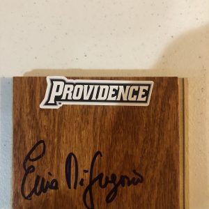 PROVIDENCE FRIARS- ERNIE DIGREGORIO SIGNED AUTOGRAPH FLOORBOARD COA BRAVES CHOF