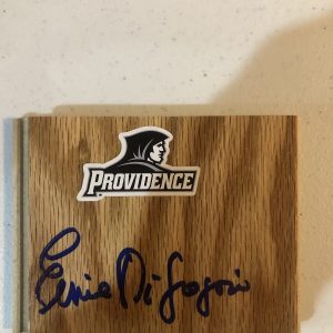 PROVIDENCE FRIARS- ERNIE DIGREGORIO SIGNED AUTOGRAPH FLOORBOARD COA BRAVES CHOF