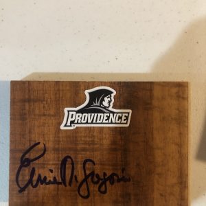 PROVIDENCE FRIARS- ERNIE DIGREGORIO SIGNED AUTOGRAPH FLOORBOARD COA BRAVES CHOF