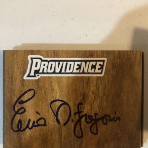 PROVIDENCE FRIARS- ERNIE DIGREGORIO SIGNED AUTOGRAPH FLOORBOARD COA BRAVES CHOF