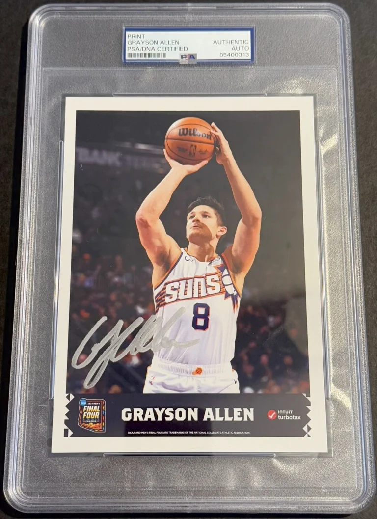 Grayson Allen Signed Autographed Phoenix Suns Photograph PSA/DNA Slabbed